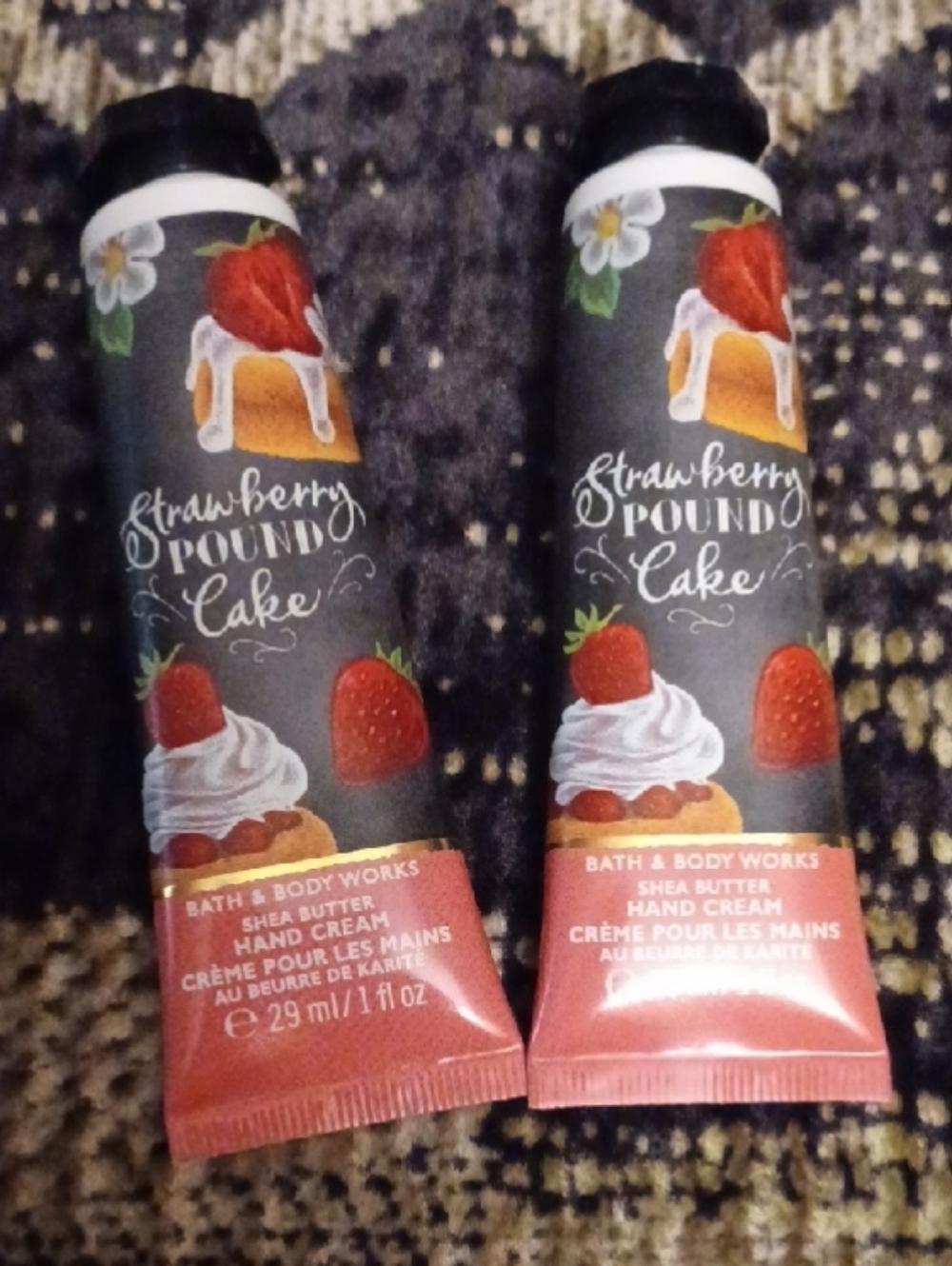 4/$30 New Strawberry Pound Cake Shea Butter Hand Cream - 2 X 29 mL